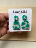 Terrazzo Design Dangle Earrings
