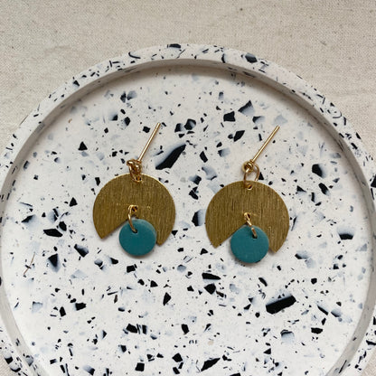 Small Brass Dangles Earrings/ Pick One