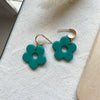 Huggies Hoop Earrings/ Daisy Design