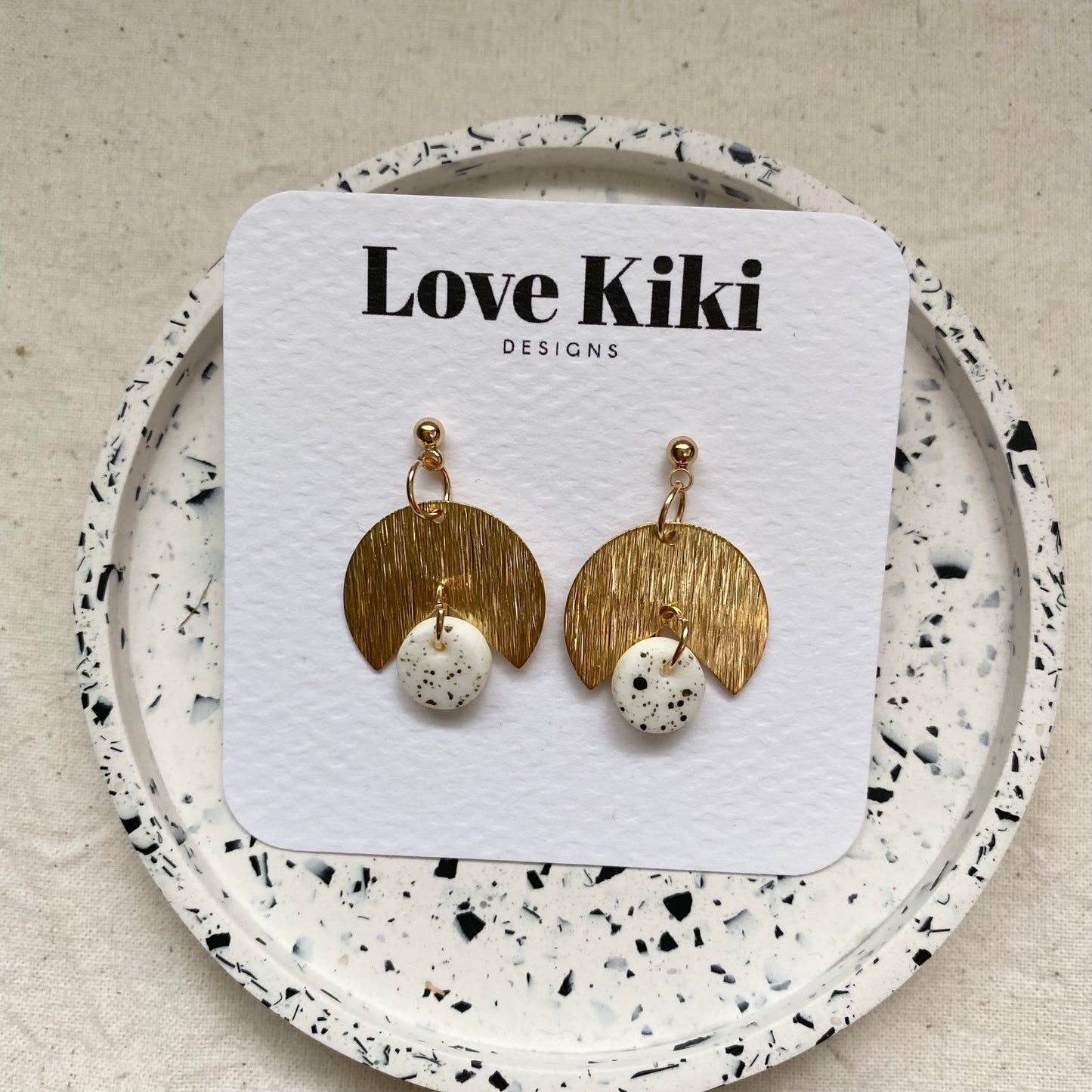 Small Brass Dangles Earrings/ Pick One