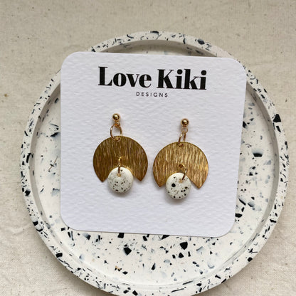 Small Brass Dangles Earrings/ Pick One