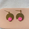 Pretty Brass Little Dangly Earrings