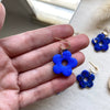 Huggies Hoop Earrings/ Daisy Design
