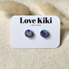 Small Round Clay Studs Earrings