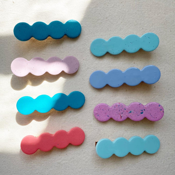 Funky Clay Hair Slide / Pick one
