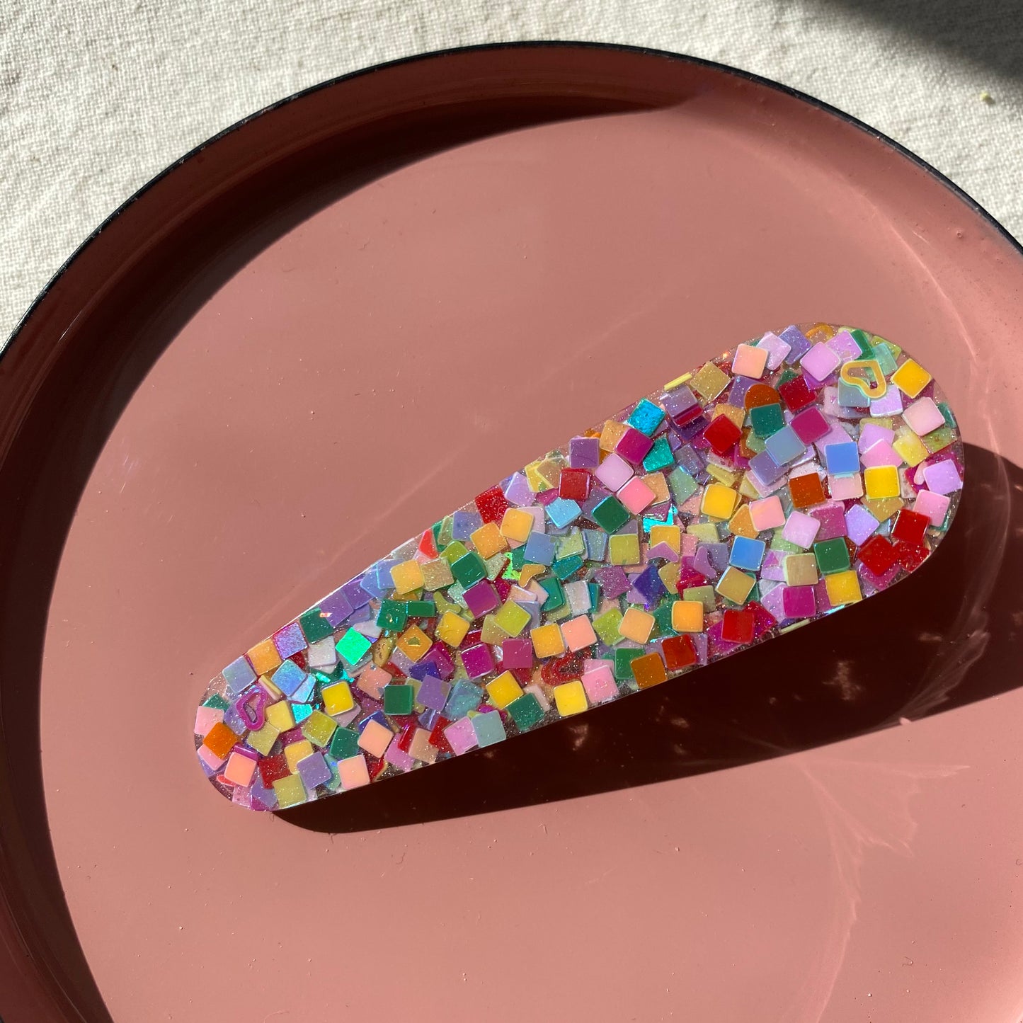 Resin Sparkly Hair Clip / Pick one