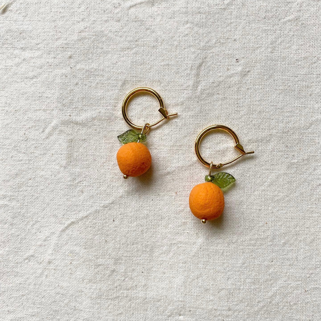 Fruit Hoop Earrings