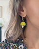 Small Dangles Hoop Earrings with Pearl