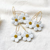 Daisy Hoop Earrings