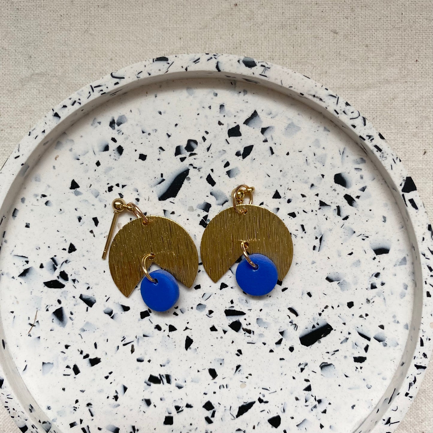 Small Brass Dangles Earrings/ Pick One