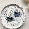 Abstract Design Hoop Earrings