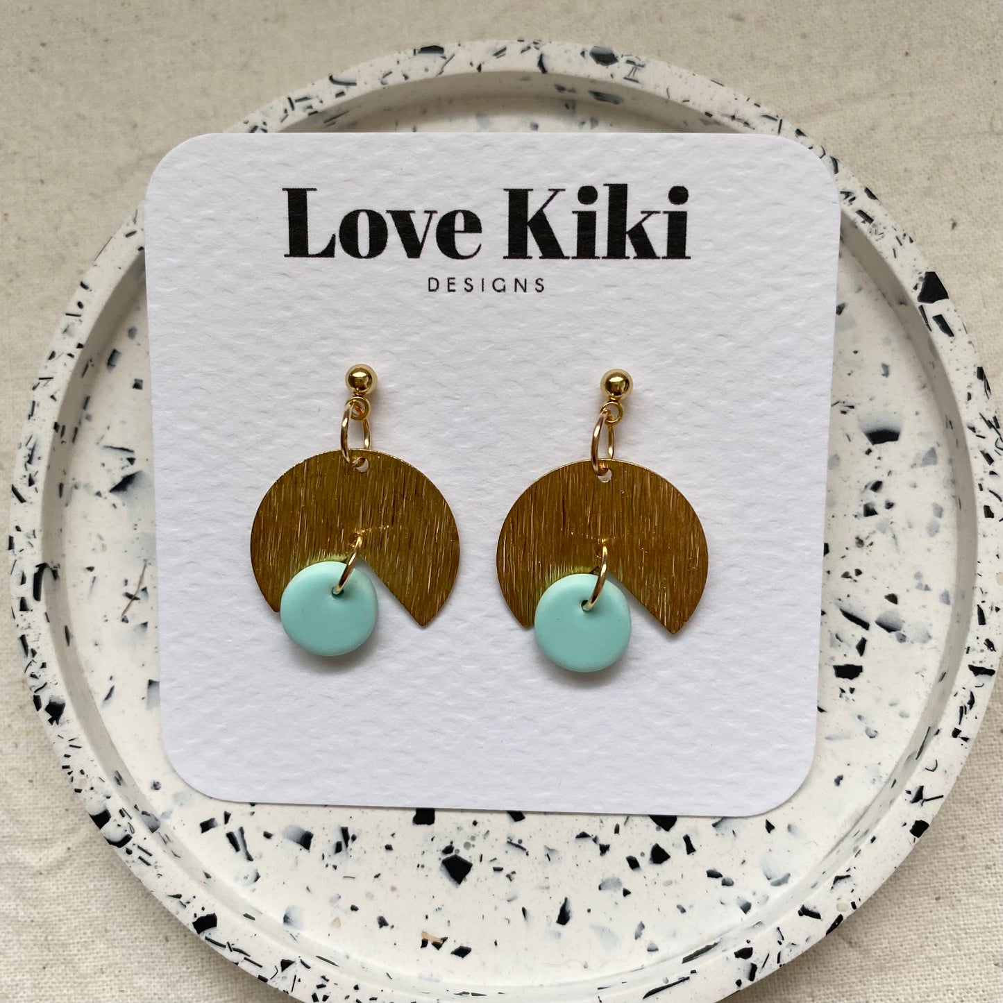 Small Brass Dangles Earrings/ Pick One