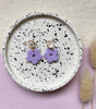 Abstract Print Small Hoop Earrings