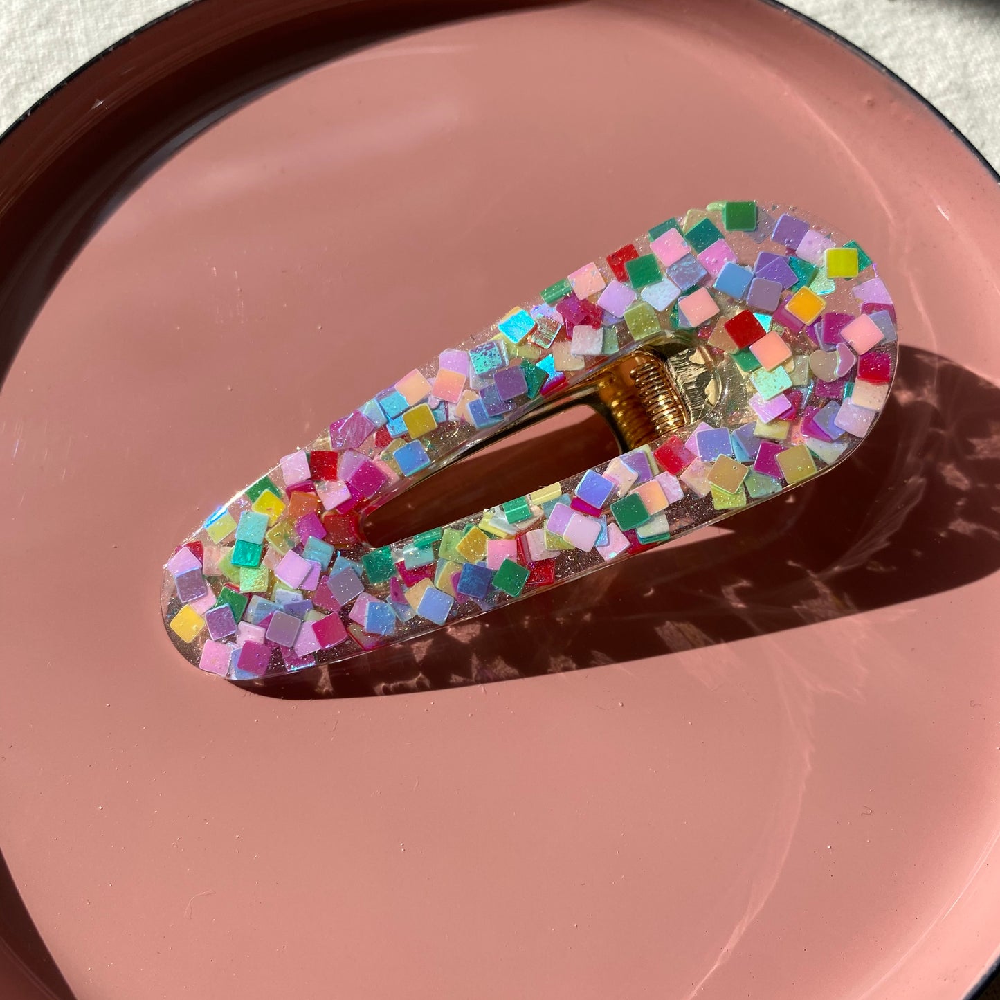 Resin Sparkly Hair Clip / Pick one