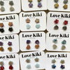 Set of Two Resin Stud Earrings/ Lucky Dip