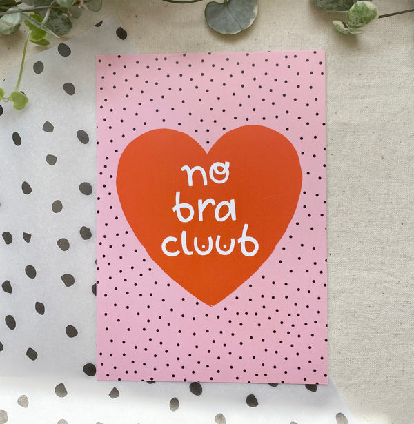 No Bra Cluub - Postcard